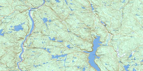 Lac-Chat Topo Map 031P02 at 1:50,000 scale - National Topographic System of Canada (NTS) - Toporama map