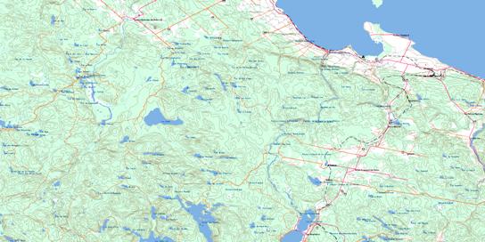 Chambord Topo Map 032A08 at 1:50,000 scale - National Topographic System of Canada (NTS) - Toporama map