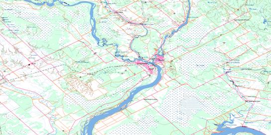 Dolbeau-Mistassini Topo Map 032A16 at 1:50,000 scale - National Topographic System of Canada (NTS) - Toporama map