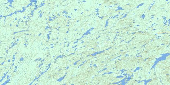 Lac Lagace Topographic map 032B14 at 1:50,000 Scale