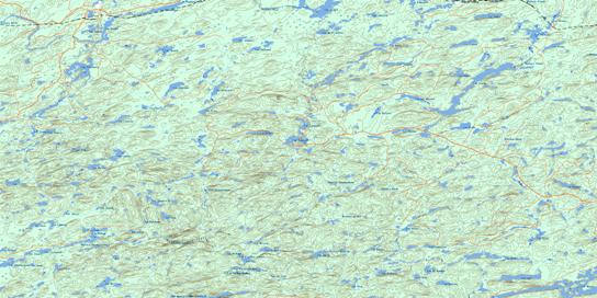 Forsythe Topographic map 032C01 at 1:50,000 Scale