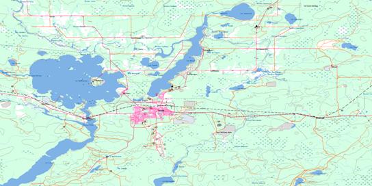 Val-D'Or Topo Map 032C04 at 1:50,000 scale - National Topographic System of Canada (NTS) - Toporama map