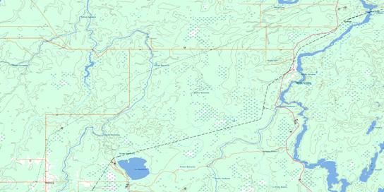 Despinassy Topo Map 032C14 at 1:50,000 scale - National Topographic System of Canada (NTS) - Toporama map