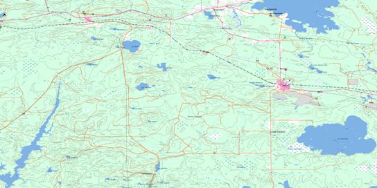 Malartic Topo Map 032D01 at 1:50,000 scale - National Topographic System of Canada (NTS) - Toporama map