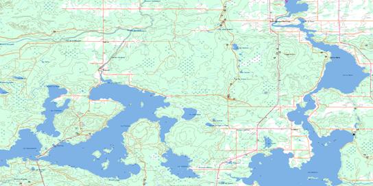 La Motte Topographic map 032D08 at 1:50,000 Scale