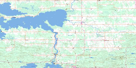 Palmarolle Topo Map 032D11 at 1:50,000 scale - National Topographic System of Canada (NTS) - Toporama map