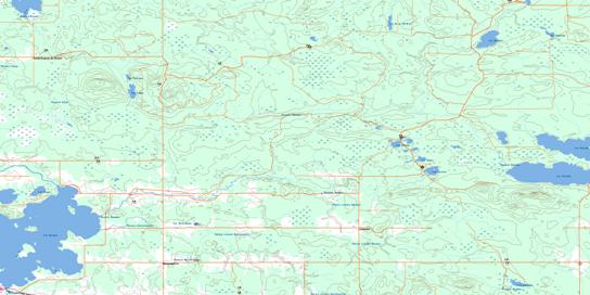 Riviere Macamic Topo Map 032D15 at 1:50,000 scale - National Topographic System of Canada (NTS) - Toporama map