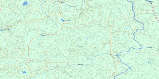 Mont Douaumont Topo Map 032E01 at 1:50,000 scale - National Topographic System of Canada (NTS) - Toporama map