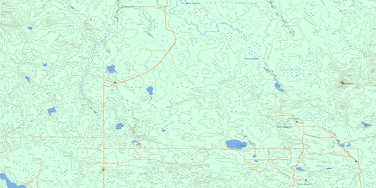 Mont Plamondon Topographic map 032E02 at 1:50,000 Scale