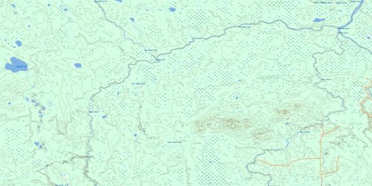 Payntouk Lake Topo Map 032E05 at 1:50,000 scale - National Topographic System of Canada (NTS) - Toporama map