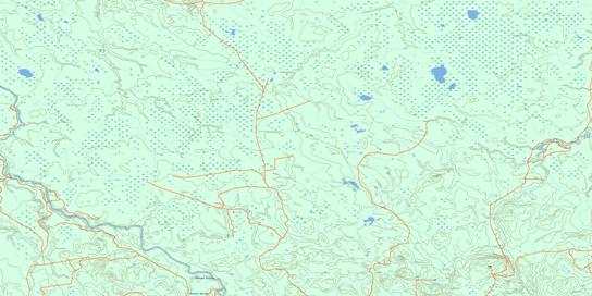 Ruisseau Orfroy Topographic map 032E06 at 1:50,000 Scale