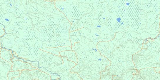 Ruisseau Orfroy Topographic map 032E06 at 1:50,000 Scale