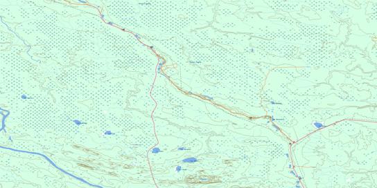 Lac Laurin Topo Map 032E09 at 1:50,000 scale - National Topographic System of Canada (NTS) - Toporama map