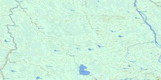 Lac Newiska Topographic map 032E10 at 1:50,000 Scale