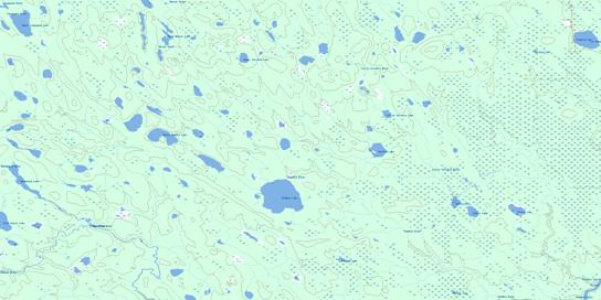 Chabbie Lake Topographic map 032E12 at 1:50,000 Scale