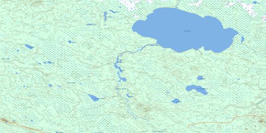 Lac Grasset Topo Map 032E16 at 1:50,000 scale - National Topographic System of Canada (NTS) - Toporama map