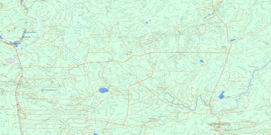 Riviere Coigny Topographic map 032F04 at 1:50,000 Scale