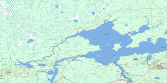 Matagami Topo Map 032F13 at 1:50,000 scale - National Topographic System of Canada (NTS) - Toporama map