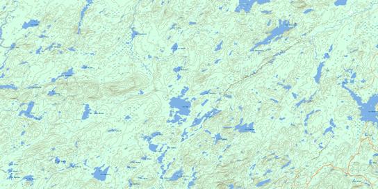Lac Roy Topographic map 032G02 at 1:50,000 Scale