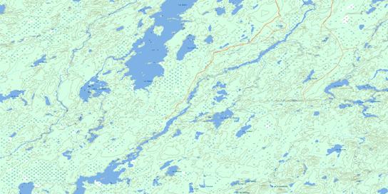 Lac Hebert Topo Map 032G03 at 1:50,000 scale - National Topographic System of Canada (NTS) - Toporama map