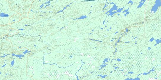 Lac Picquet Topo Map 032G04 at 1:50,000 scale - National Topographic System of Canada (NTS) - Toporama map