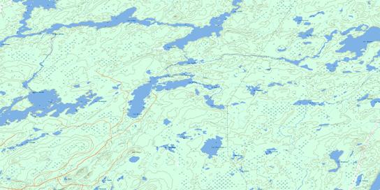Lac Margry Topo Map 032G05 at 1:50,000 scale - National Topographic System of Canada (NTS) - Toporama map