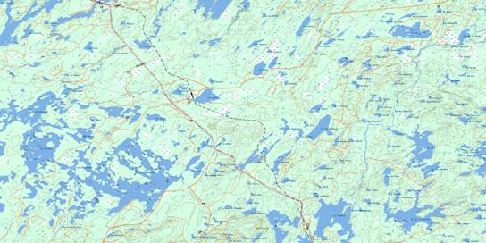 Lac Boisvert Topographic map 032G09 at 1:50,000 Scale
