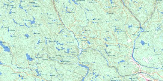 Girardville Topo Map 032H02 at 1:50,000 scale - National Topographic System of Canada (NTS) - Toporama map