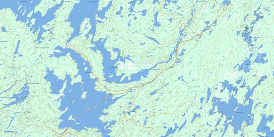 Baie-Du-Poste Topographic map 032I05 at 1:50,000 Scale