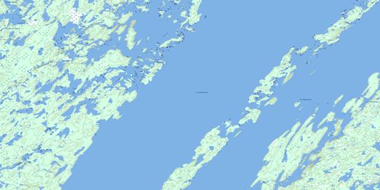 Ile Guillaume-Couture Topographic map 032I13 at 1:50,000 Scale