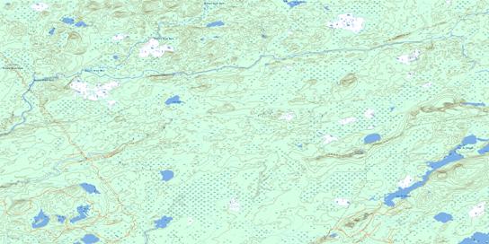 Lac Claire Topographic map 032J02 at 1:50,000 Scale
