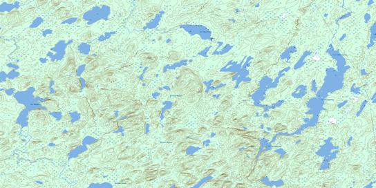 Lac Capichigamau Topo Map 032J05 at 1:50,000 scale - National Topographic System of Canada (NTS) - Toporama map