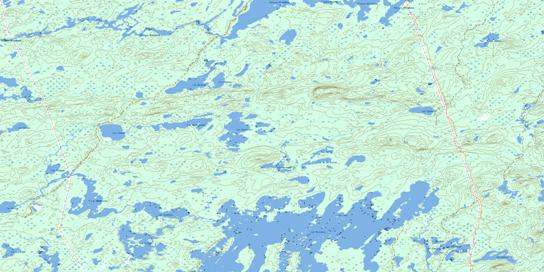 Lac Assinica Topo Map 032J11 at 1:50,000 scale - National Topographic System of Canada (NTS) - Toporama map