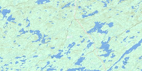 Riviere Coigne Topographic map 032J14 at 1:50,000 Scale