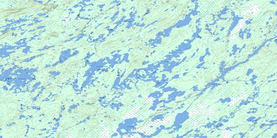 Lac Bueil Topo Map 032J16 at 1:50,000 scale - National Topographic System of Canada (NTS) - Toporama map