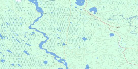 Chute Aux Iroquois Topographic map 032K12 at 1:50,000 Scale
