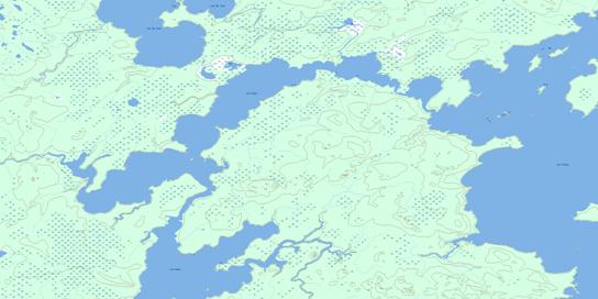 Lac Dana Topo Map 032K14 at 1:50,000 scale - National Topographic System of Canada (NTS) - Toporama map