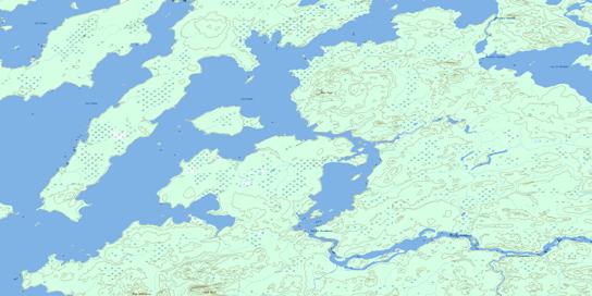Lake Evans Topographic map 032K15 at 1:50,000 Scale