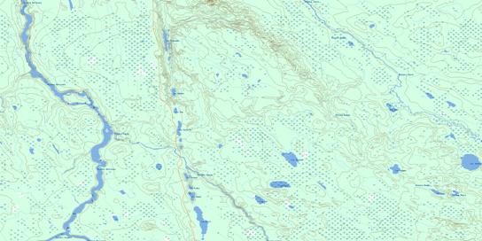 Riviere Rouget Topo Map 032L02 at 1:50,000 scale - National Topographic System of Canada (NTS) - Toporama map