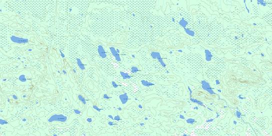 Lac Spradbrow Topographic map 032L03 at 1:50,000 Scale