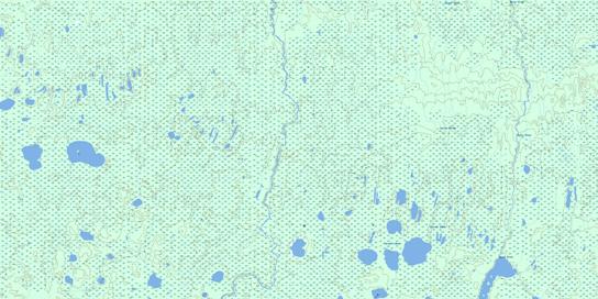 Corner Lakes Topographic map 032L05 at 1:50,000 Scale