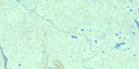 Riviere Des Aulnes Topographic map 032L07 at 1:50,000 Scale