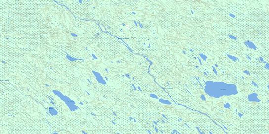 Lac Suzanne Topographic map 032L09 at 1:50,000 Scale