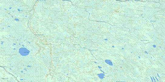 Riviere Missisicabi Ouest Topographic map 032L10 at 1:50,000 Scale