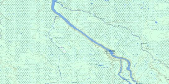 Riviere Malouin Topo Map 032L11 at 1:50,000 scale - National Topographic System of Canada (NTS) - Toporama map