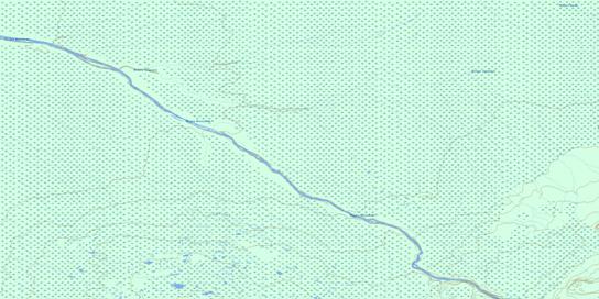 Riviere Iscouistic Topo Map 032M03 at 1:50,000 scale - National Topographic System of Canada (NTS) - Toporama map