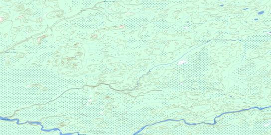 Colline Pontax Topographic map 032M09 at 1:50,000 Scale