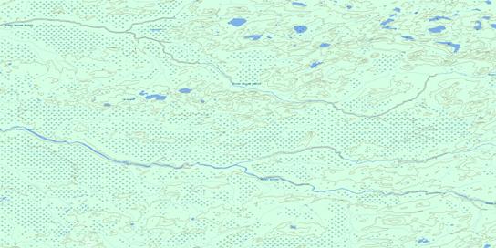 Lac Coignan Topo Map 032M16 at 1:50,000 scale - National Topographic System of Canada (NTS) - Toporama map
