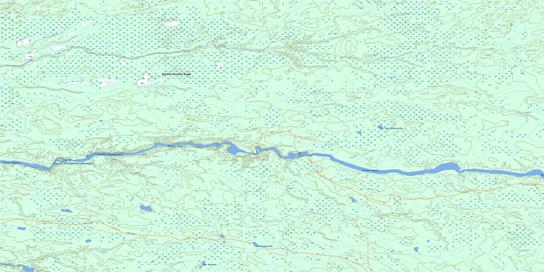 Ruisseau Gaulier Topographic map 032N05 at 1:50,000 Scale