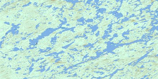 Lac Montmort Topographic map 032O02 at 1:50,000 Scale